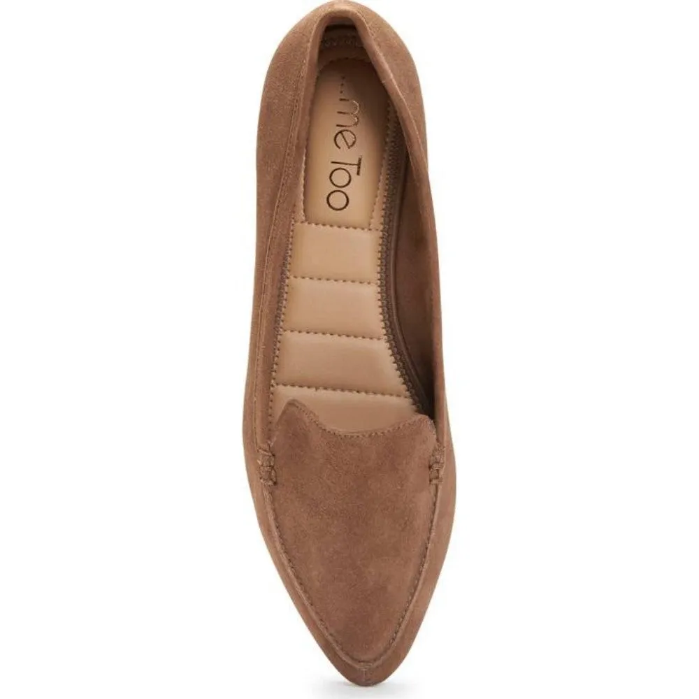 Audra Chestnut Suede Me Too Flat