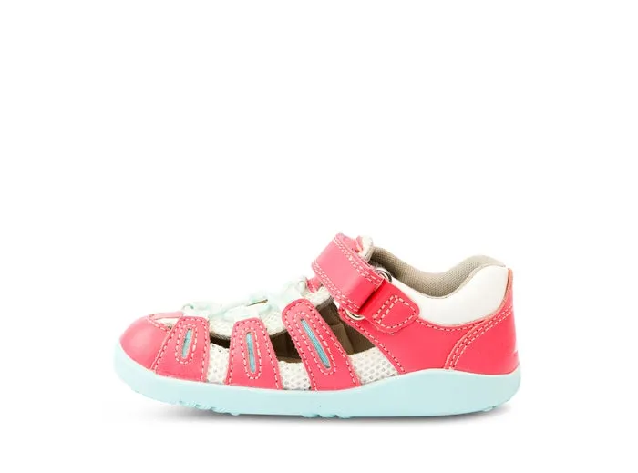 Bobux I Walk Summit Guava   Mist Sandals