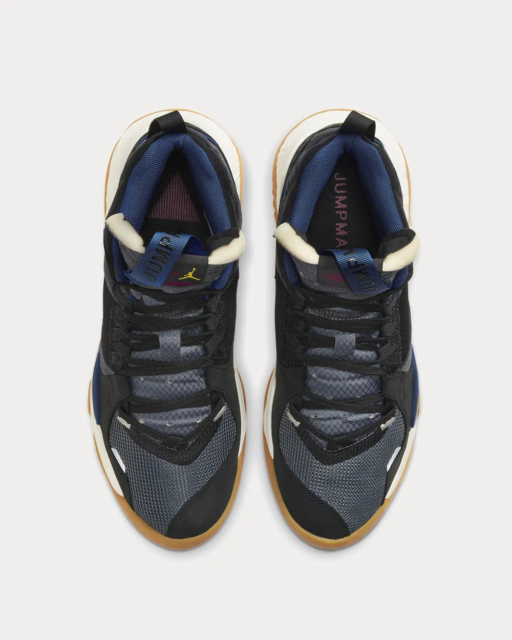 Delta Mid Black / Dark Grey High Top Sneakers