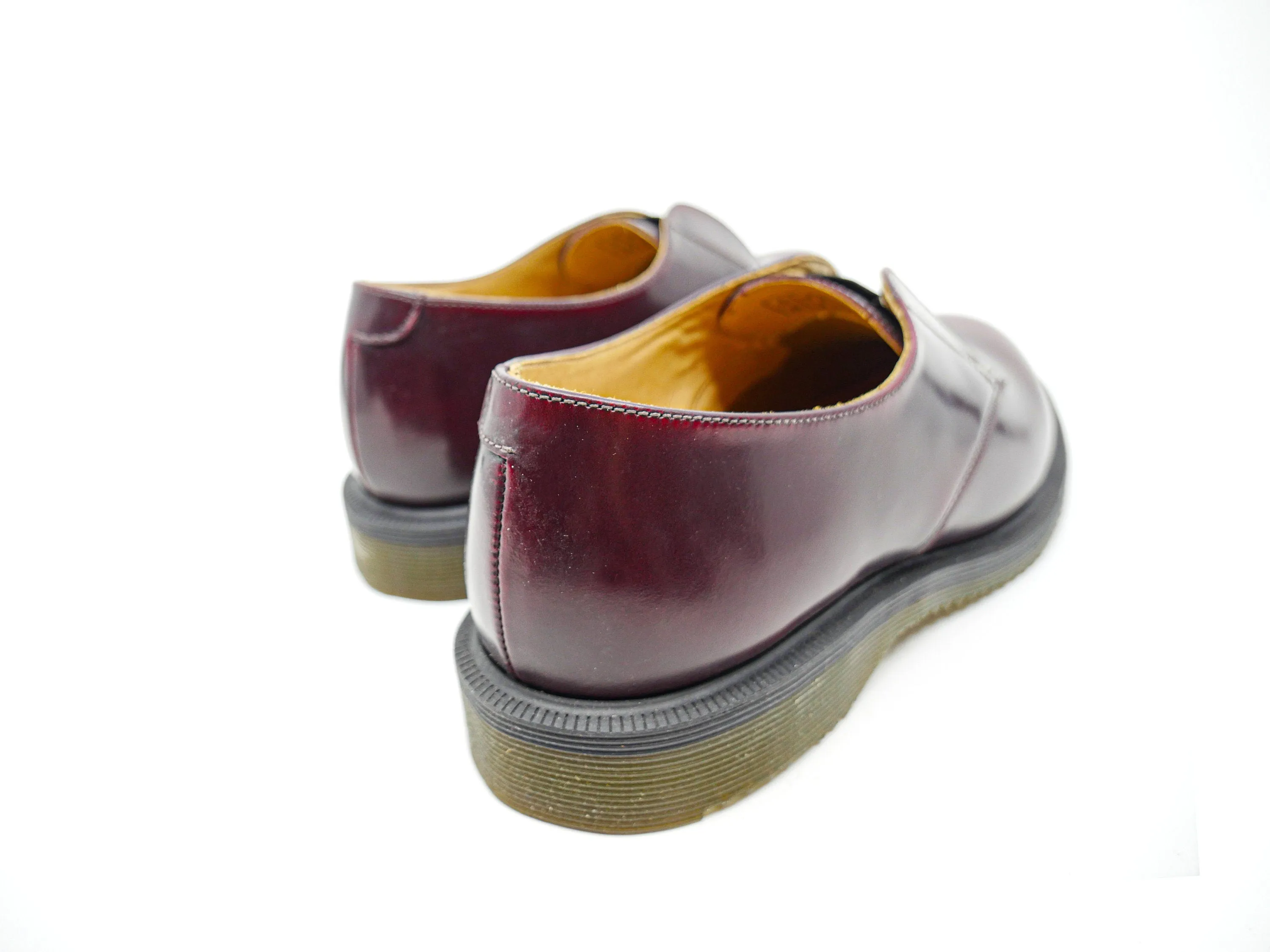 Dr Martens Loafers, Size UK4, Leather Loafers, Vintage, Burgundy Shoes, Slip Ons Shoes