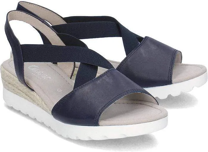 Gabor Women's Buttero Sandals- Midnight