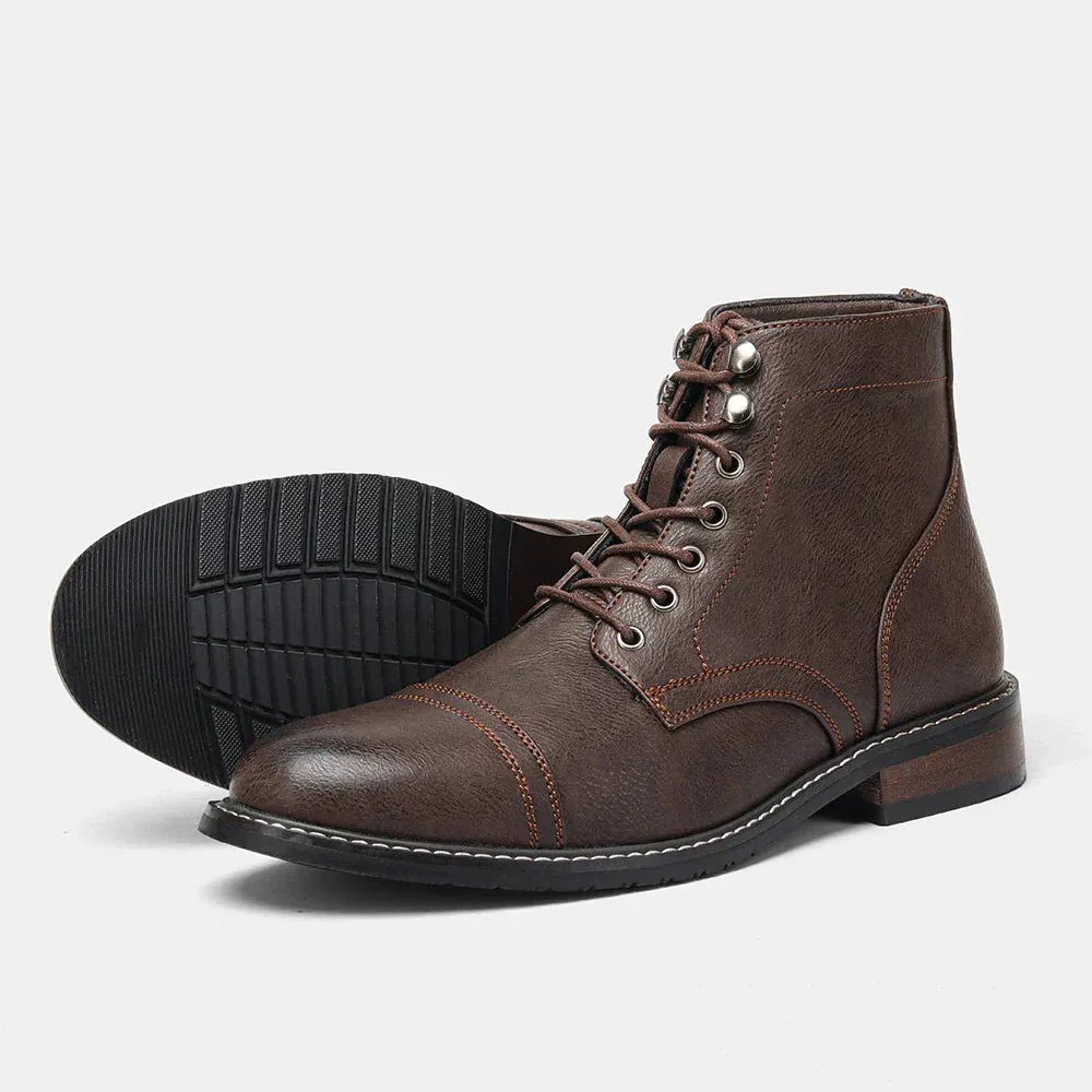 Graham | Classic Cap-Toe Derby Boots