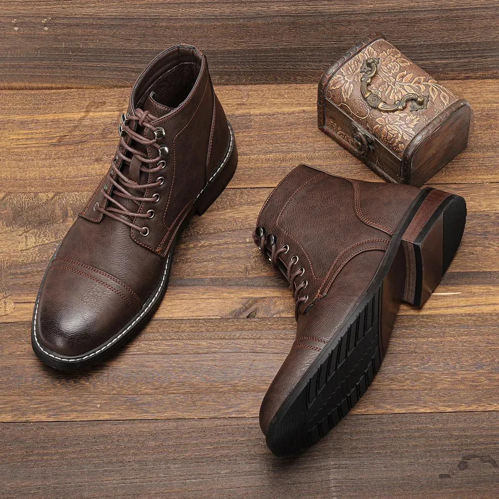 Graham | Classic Cap-Toe Derby Boots