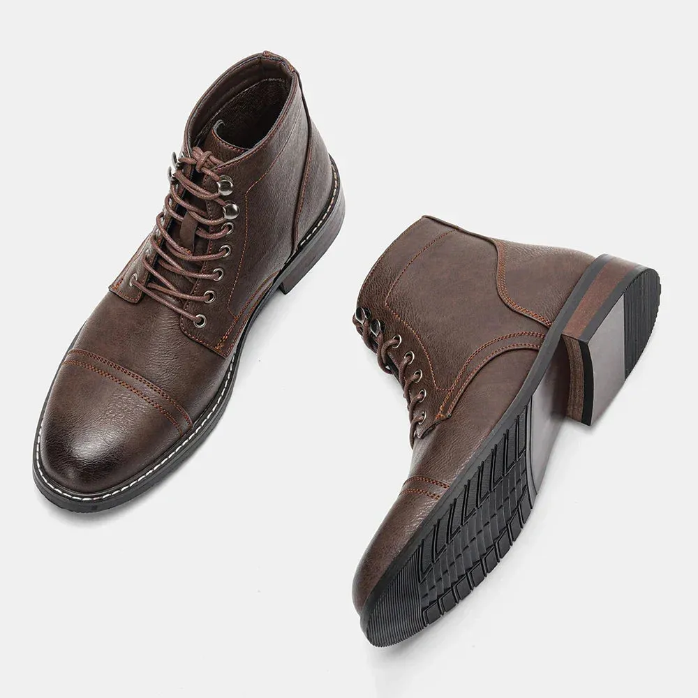 Graham | Classic Cap-Toe Derby Boots