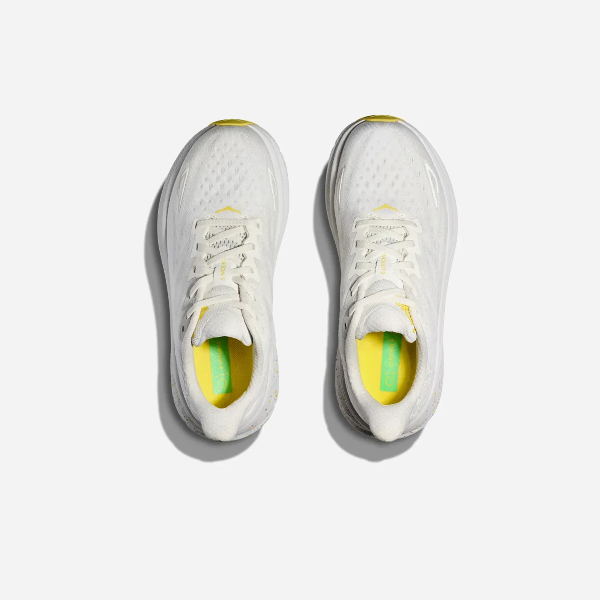 Hoka Clifton 9 white lemonade WMNS