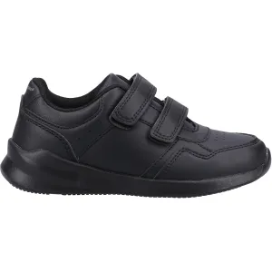 Hush Puppies Kids Marling Leather School Shoes - Black