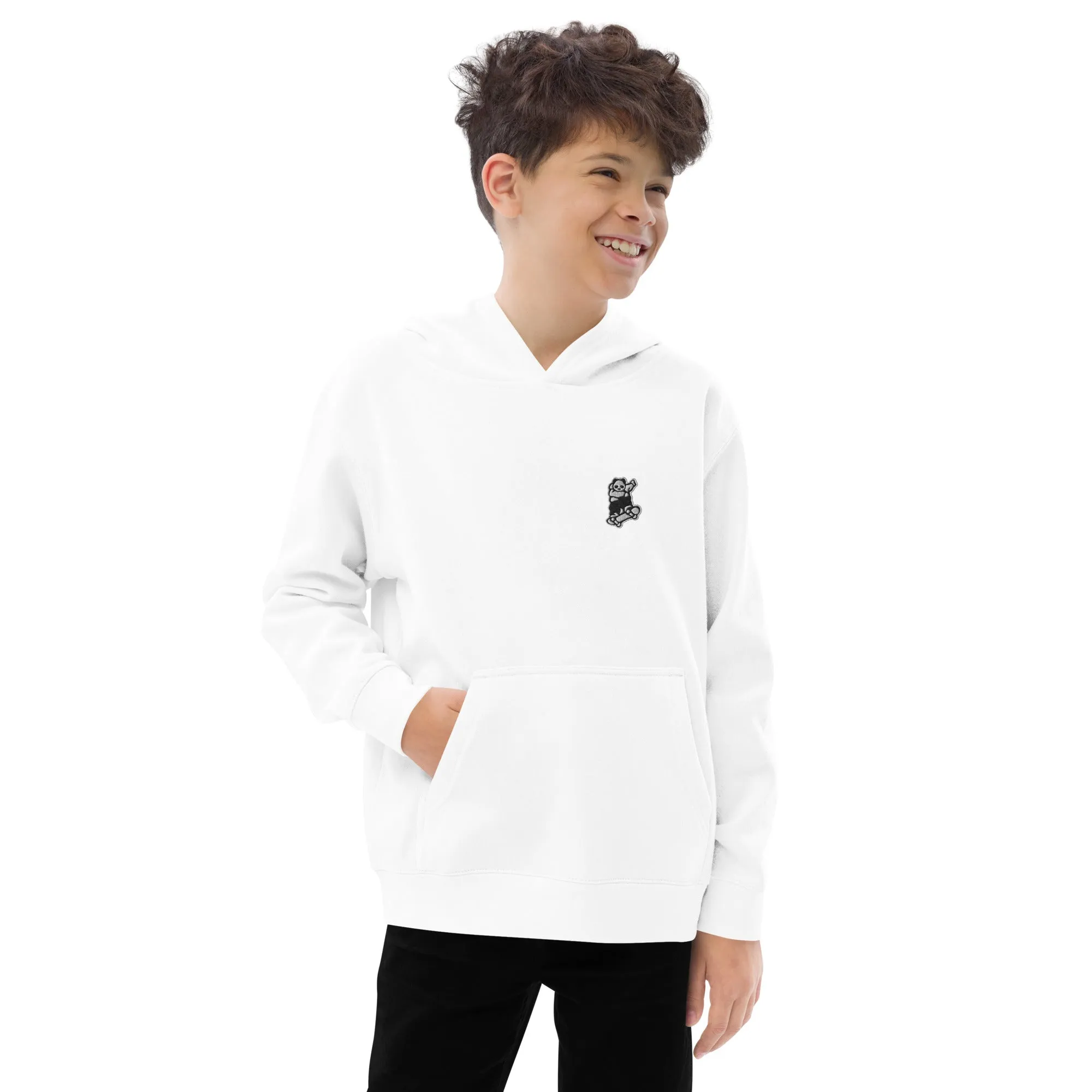 Johnny Xtreme (Skateboarding 3.0) Embroidered Children's Fleece Hoodie