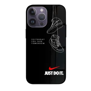 Just Do it iPhone Glass Case