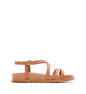 Kiwi Tan Leather Chunky Sandals