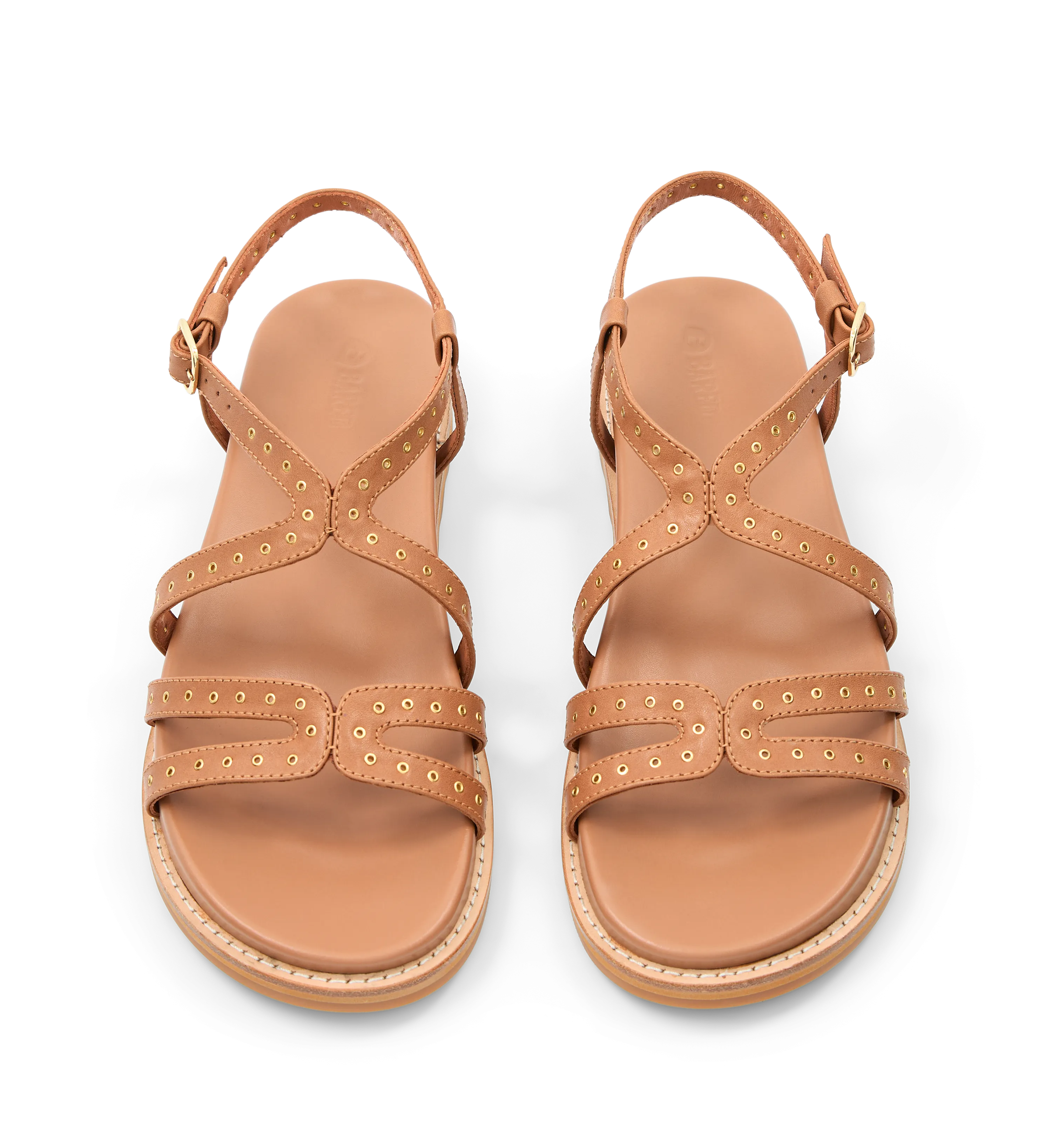 Kiwi Tan Leather Chunky Sandals