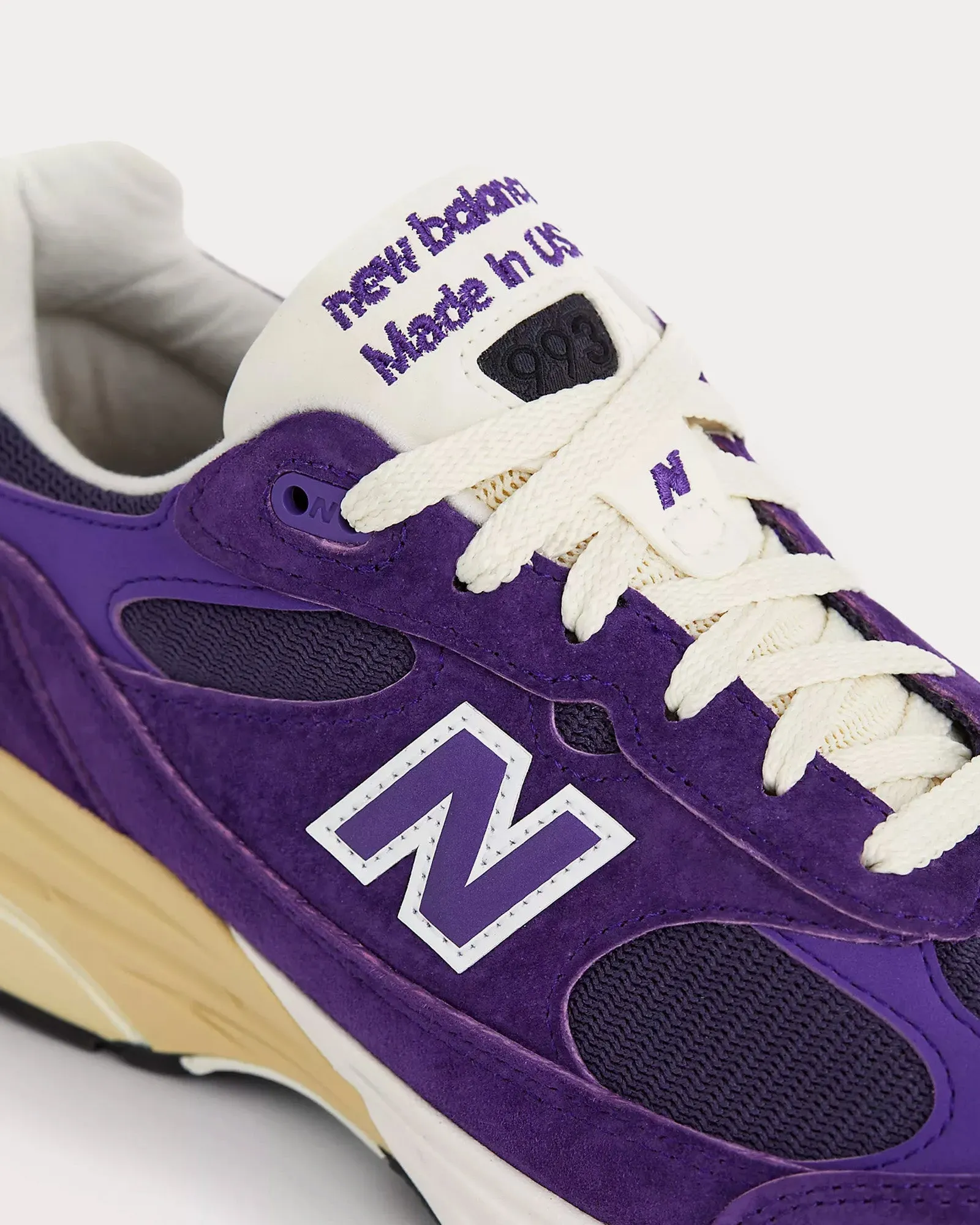Made in USA 993 Purple / Dark Mercury Low Top Sneakers
