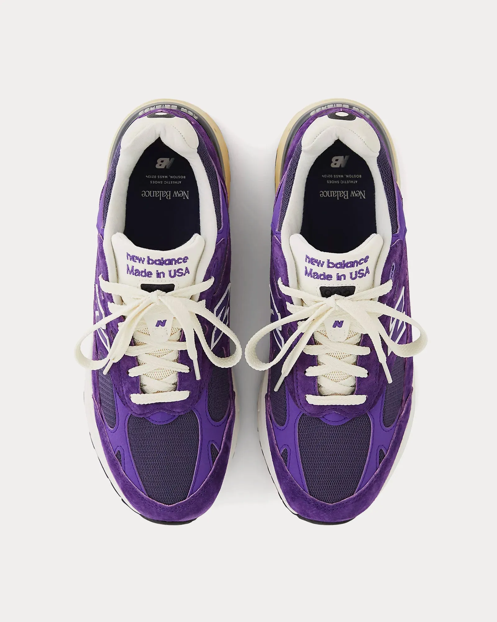 Made in USA 993 Purple / Dark Mercury Low Top Sneakers