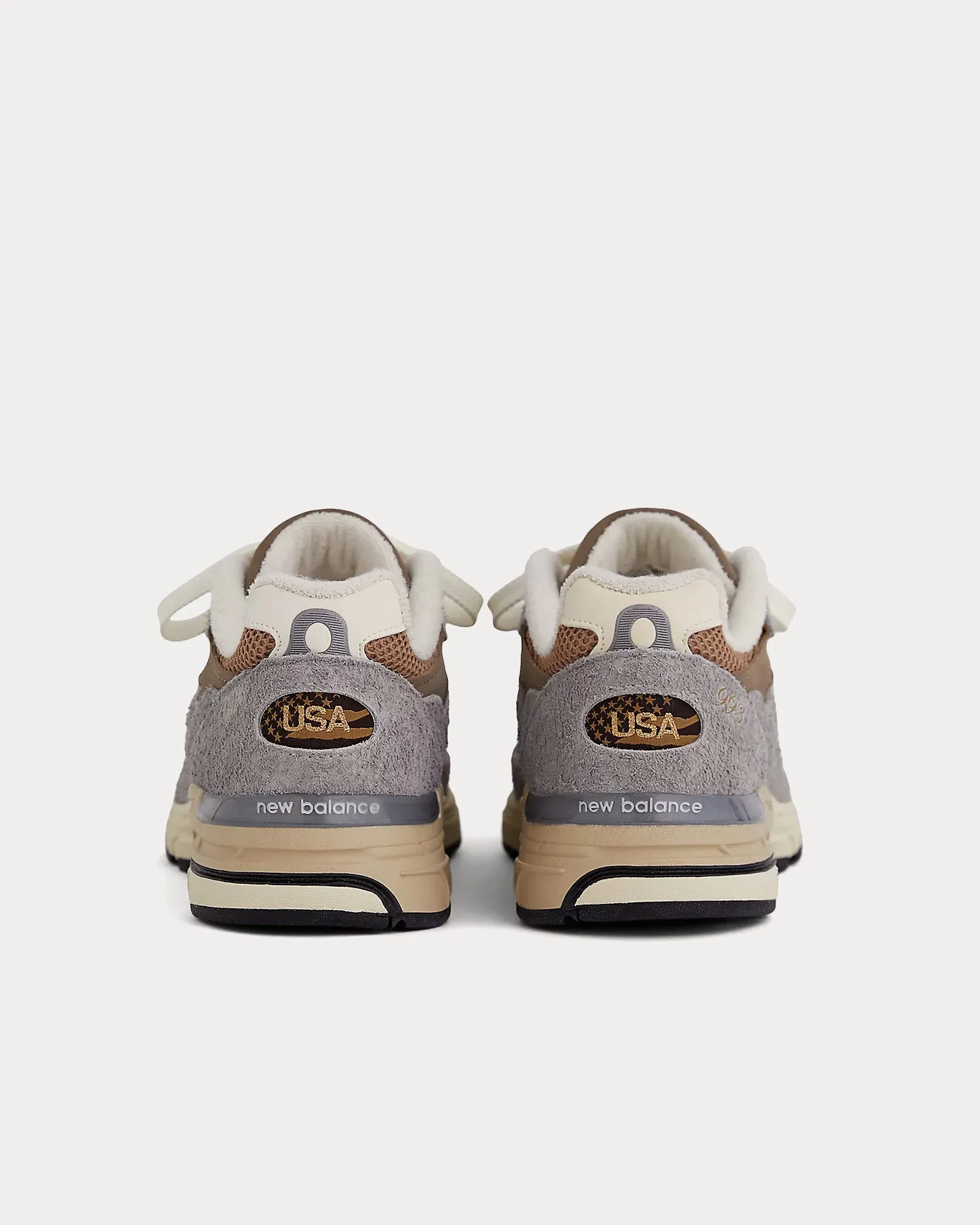 Made in USA 993 Shadow Grey / Driftwood Low Top Sneakers