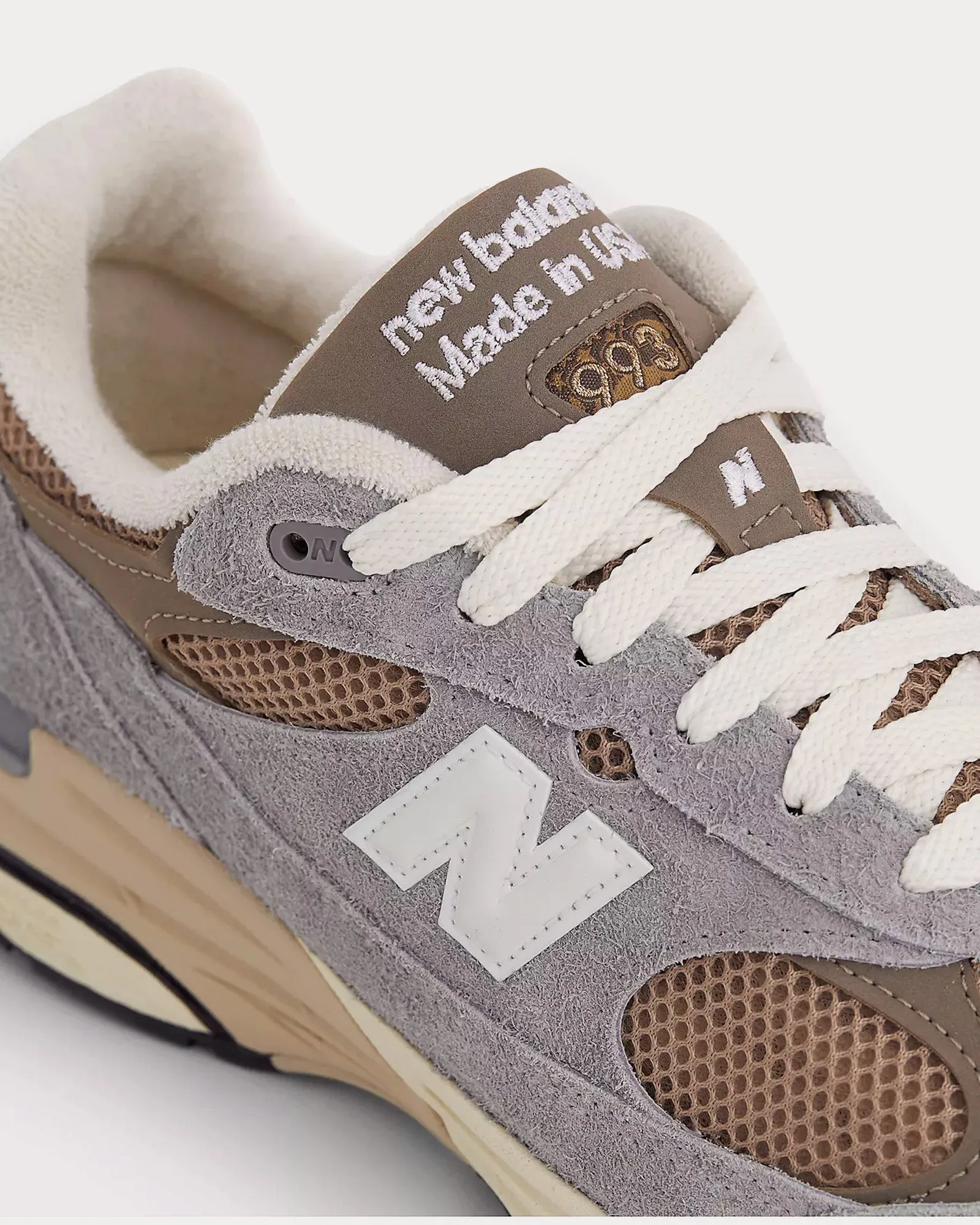 Made in USA 993 Shadow Grey / Driftwood Low Top Sneakers