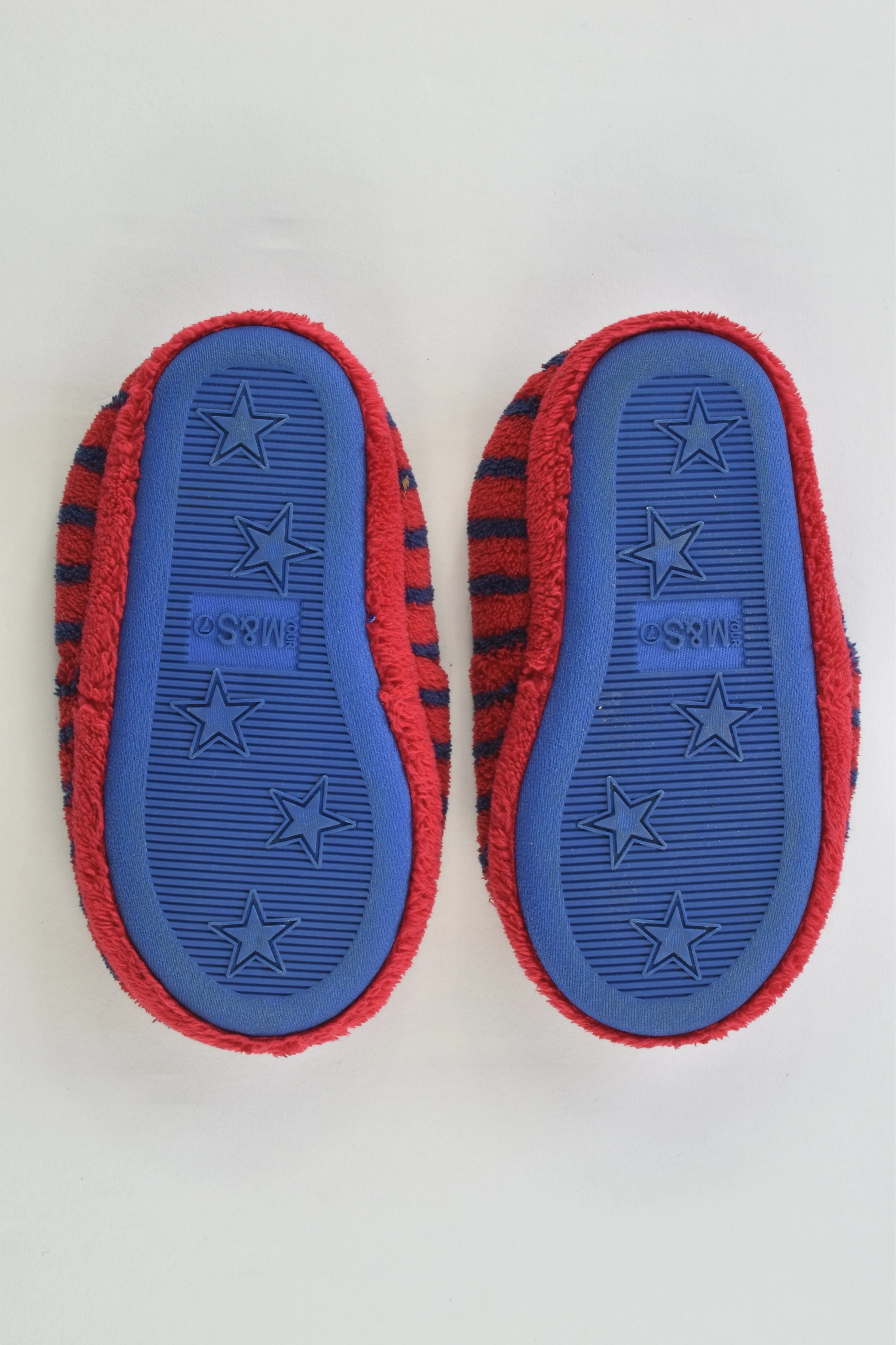 M&S Size UK 7 Striped Home Slippers