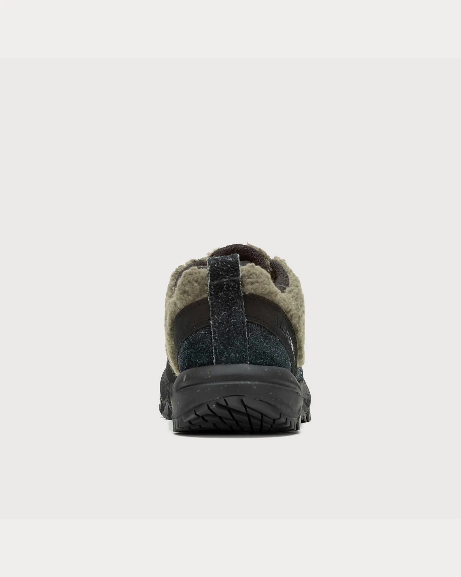 MQM Ace Fleece Black / Olive Low Top Sneakers