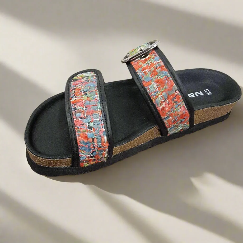Naot - NASHVILLE - Pink & White Tweed/Black