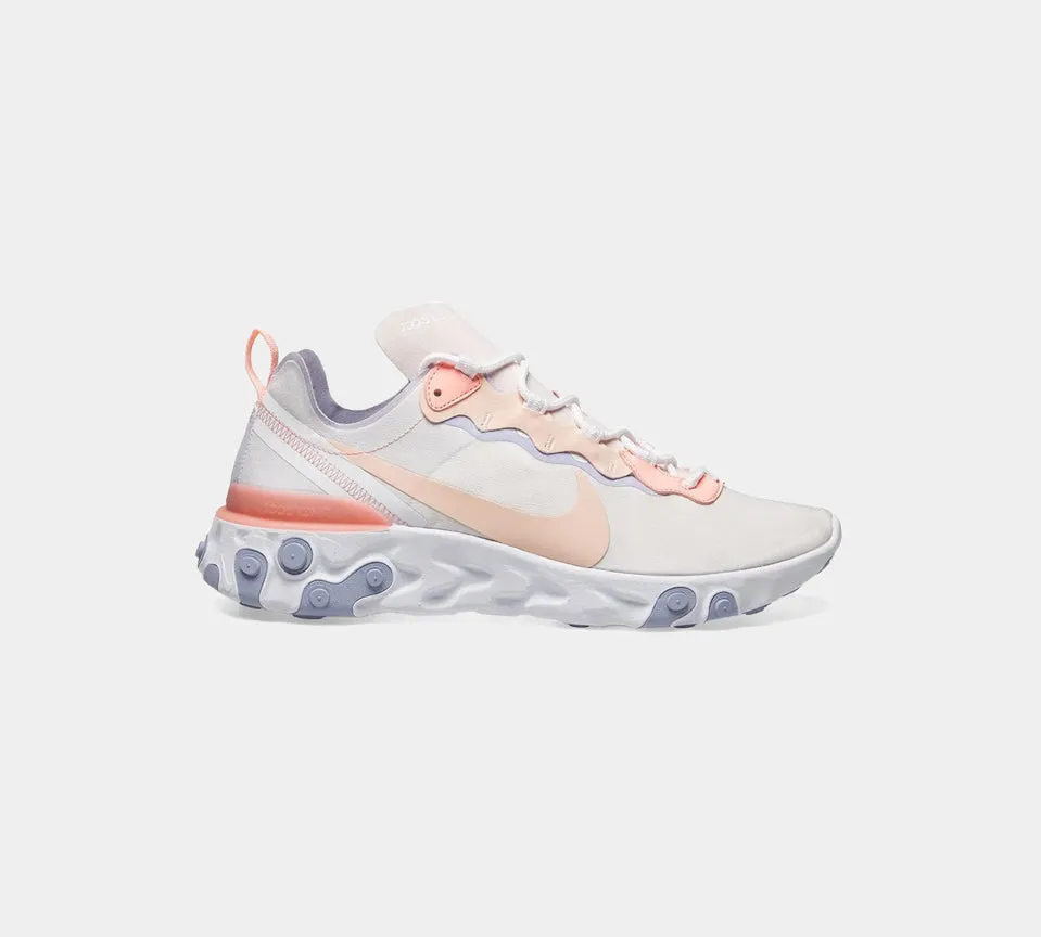 Nike React Element 55 BQ2728 601 Trainers Pale Pink UK 3.5