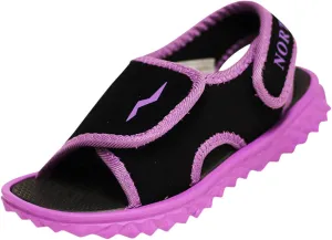 Norty TODDLER GIRL'S 5-10 SPORT SANDAL BLACK PURPLE