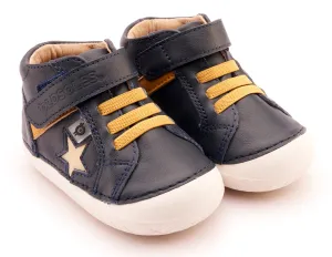 Old Soles Boy's 4099 Rad Pave Casual Shoes - Navy / Yema / Cream