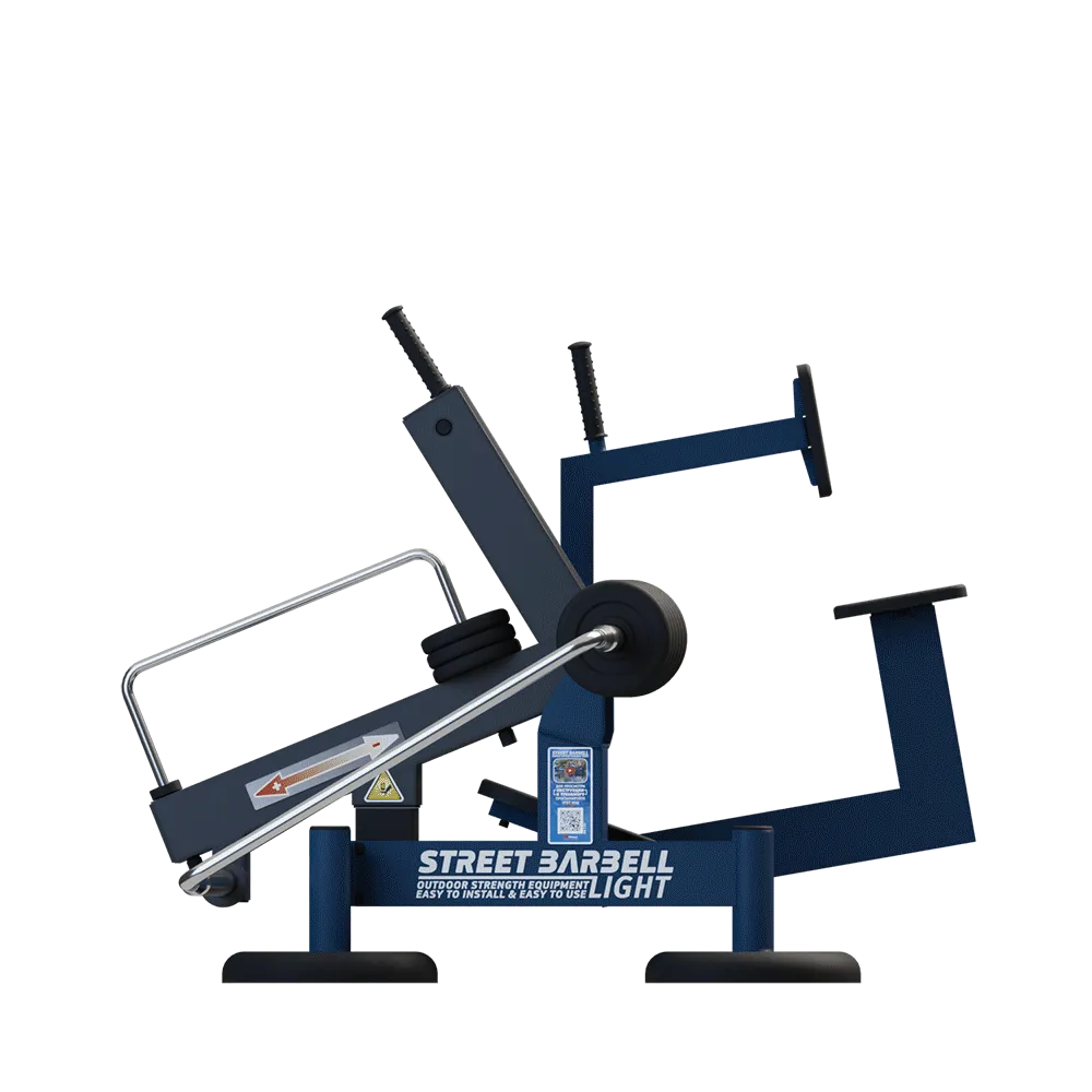 OUTDOOR FITNESS EQUIPMENT STREETBARBELL SEATED ROW