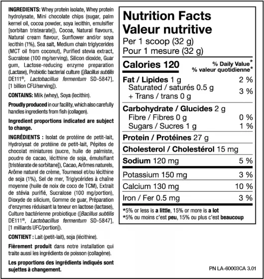 PVL Gold ISOGOLD Protein Ice Cream Cookie Sandwich