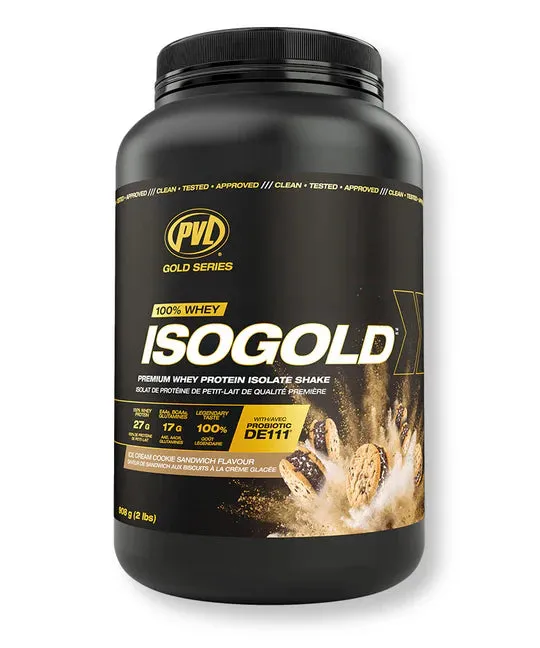 PVL Gold ISOGOLD Protein Ice Cream Cookie Sandwich