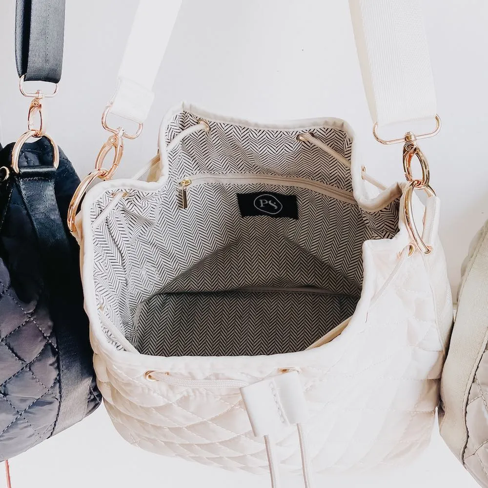Quincey Quilted Crossbody (  colors)