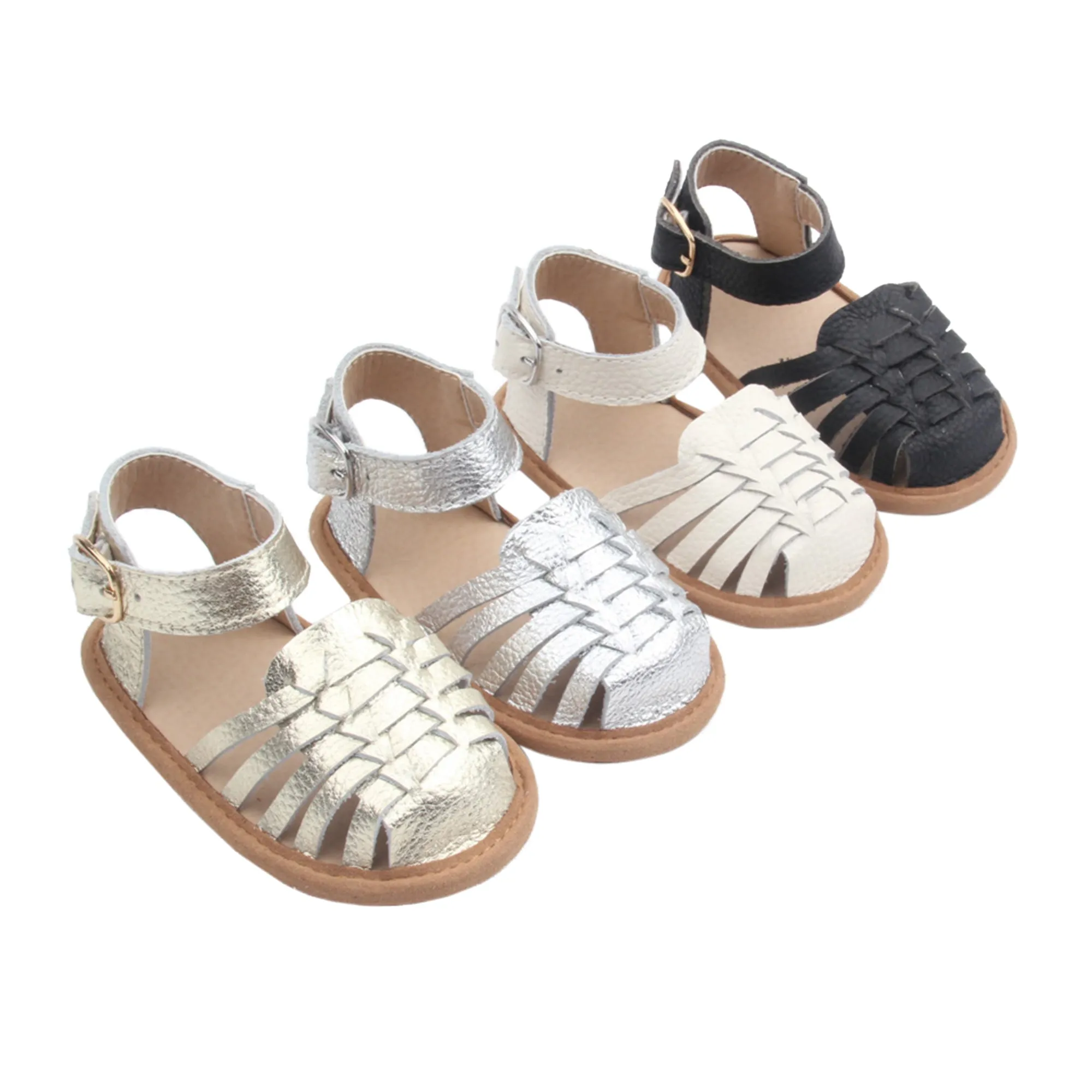 Remi Weave Black Sandal