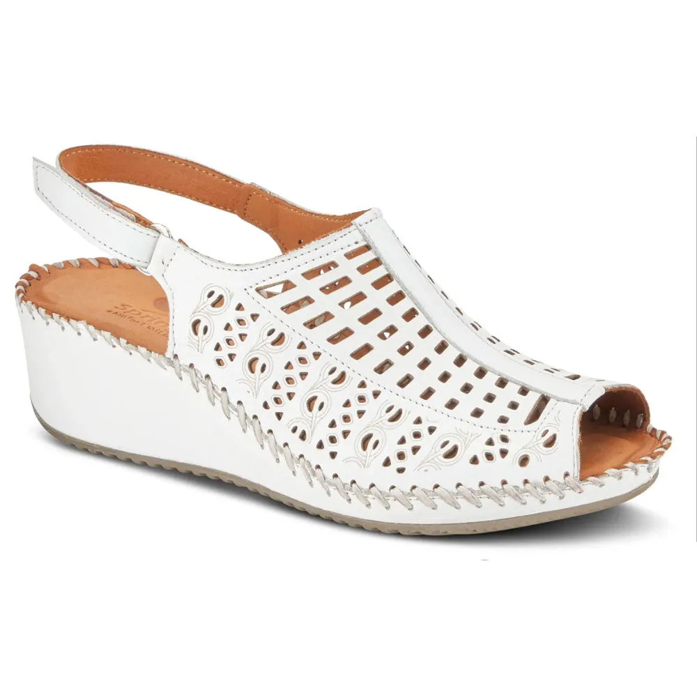 Spring Step Bohemianish Sandal White Leather (Women's)