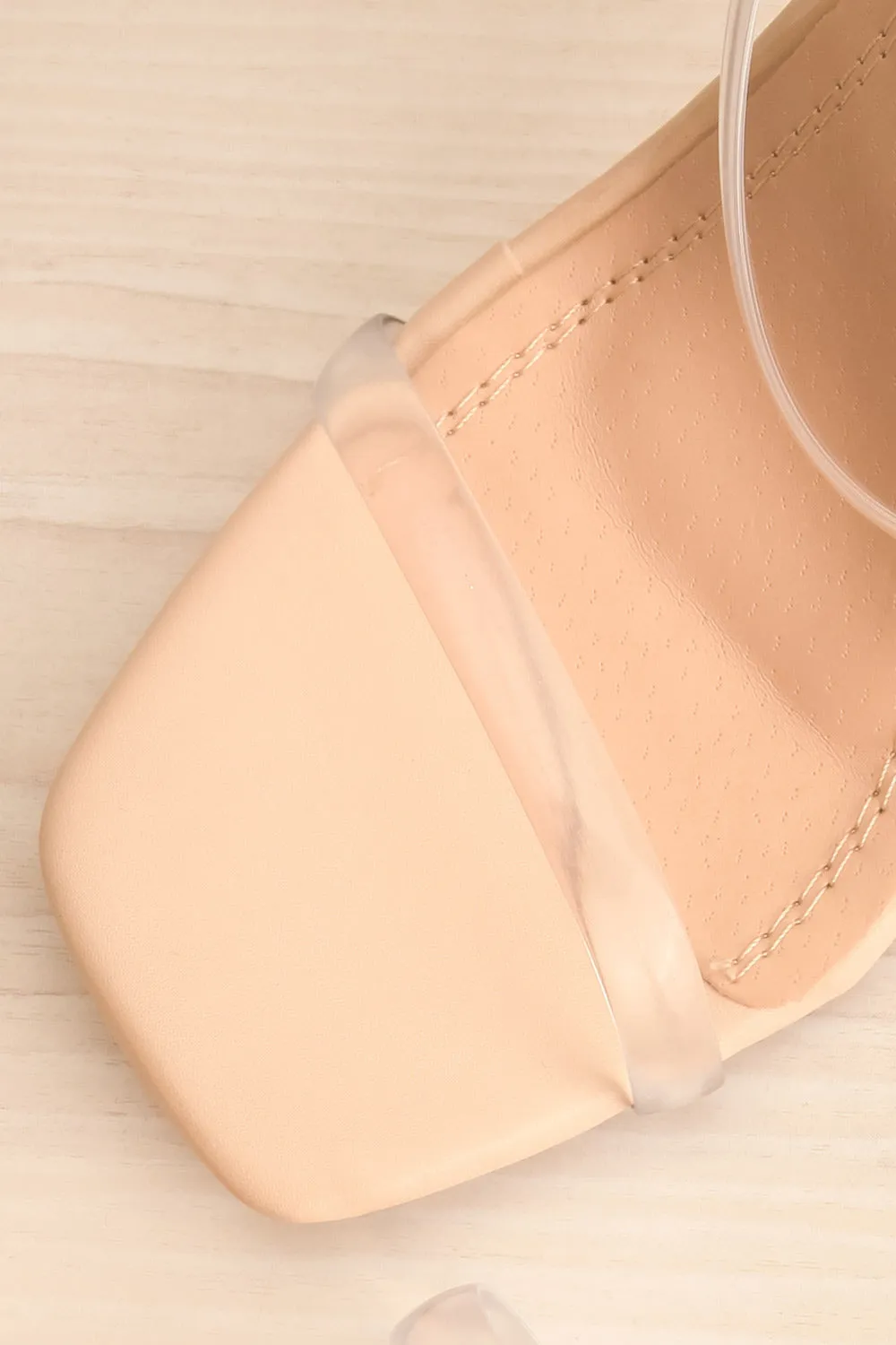 Suonenjoki | Clear Strap Heeled Sandals