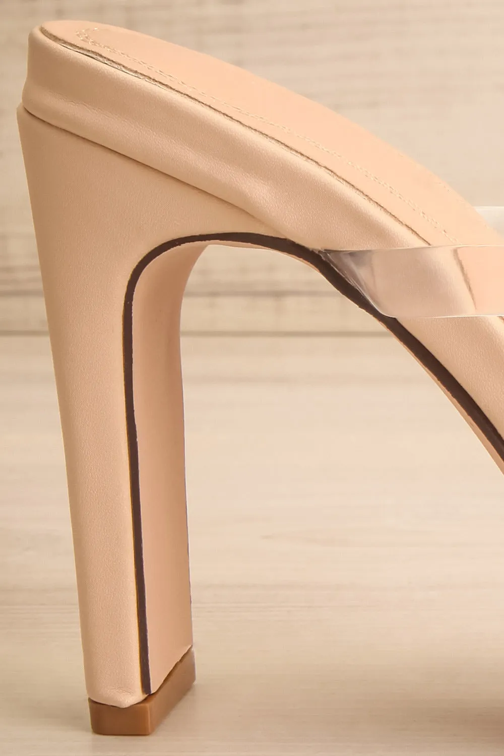 Suonenjoki | Clear Strap Heeled Sandals
